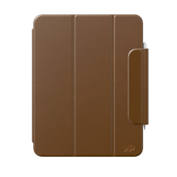 Bradstreet Leather Folio Case for iPad Pro 11" (2025 - M5), Brown - BlackBrook Case