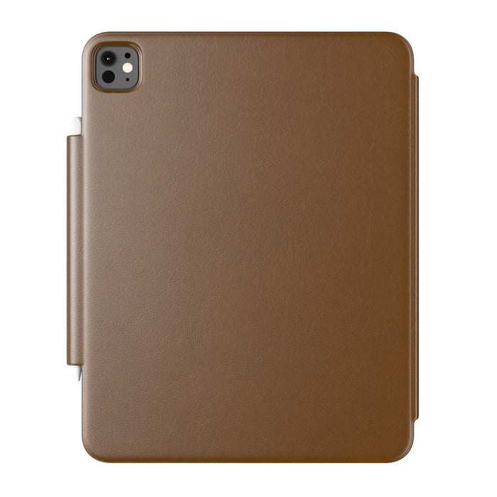 Bradstreet Leather Folio Case for iPad Pro 13" (2025 - M5), Brown - BlackBrook Case