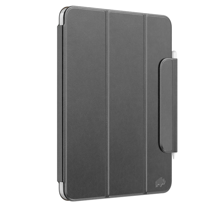 Bradstreet Leather Folio Case for iPad Pro 13" (2025 - M5), Black - BlackBrook Case