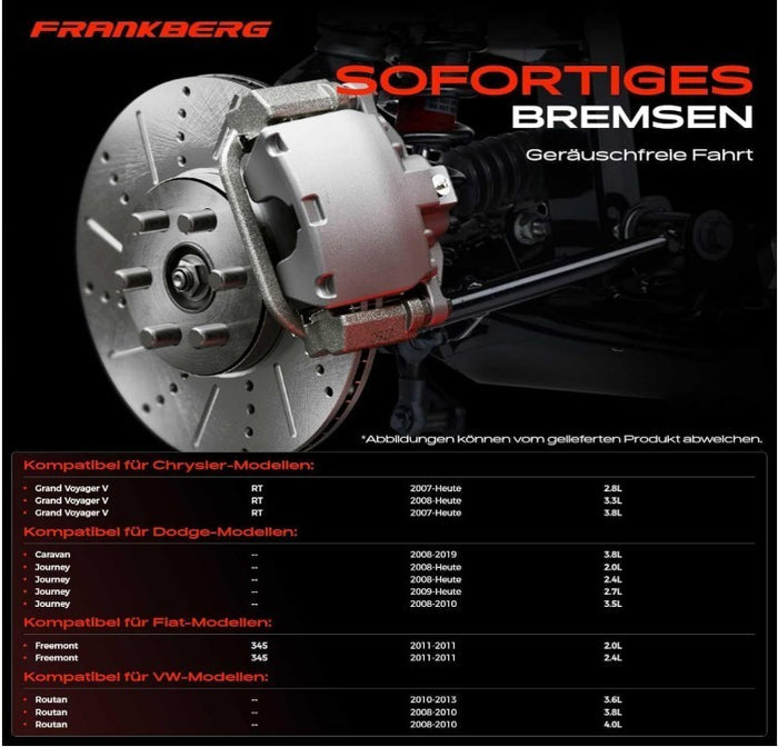 Brake Disc Set Front Vented Ø302mm – Fiat Freemont/Journey/Grand Voyager-261