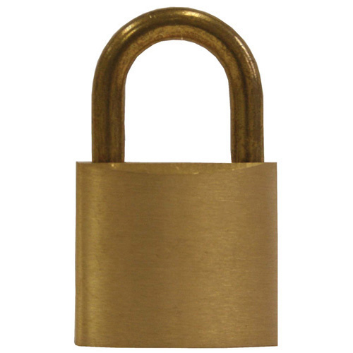Brass Marine Padlock - Standard Shackle - 50mm - Bosuns Boat