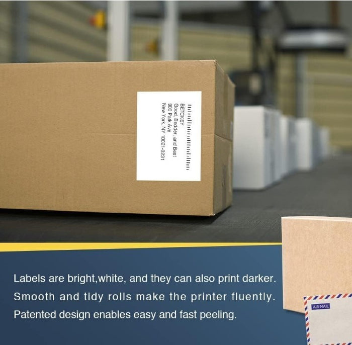 Brother QL Compatible Shipping Labels 102mm Continuous Rolls 6 Pack-191