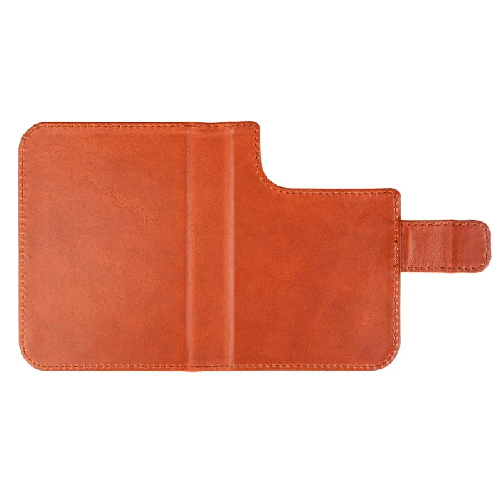 Burkley Detachable Wallet Case for iPhone Duo, Burnished Tan