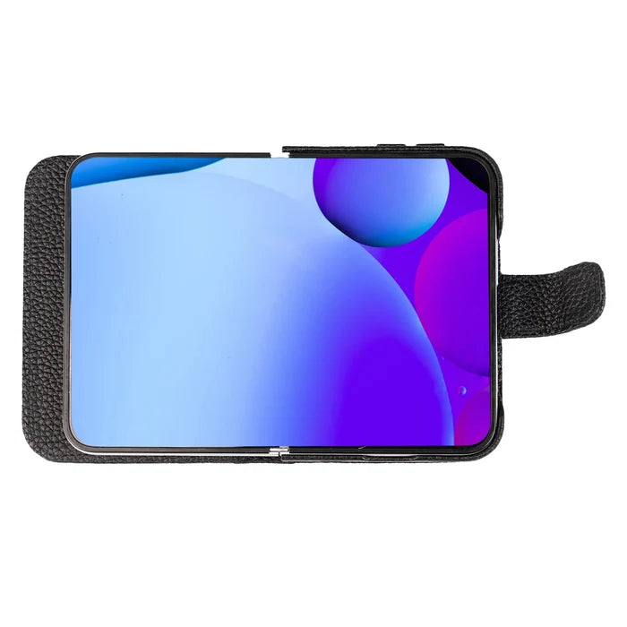Burkley Detachable Wallet Case for iPhone Duo, Pebble Black - BlackBrook Case