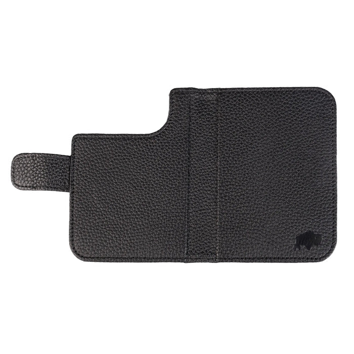 Burkley Detachable Wallet Case for iPhone Duo, Pebble Black - BlackBrook Case