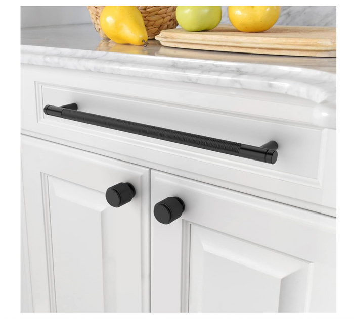 Cabinet Handles 10 Pcs Black 254mm Drawer Wardrobe Pulls 10 Pack Amerdeco-174