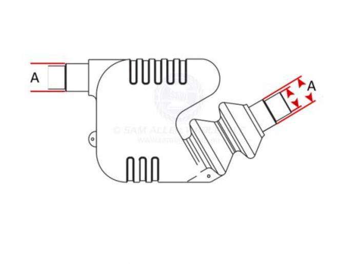 CAN-B Water Lock Muffler Combo 75mm / 90mm 33Ltr
