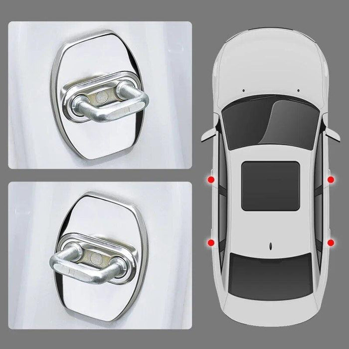 Car Door Lock Cover Buckle Decor Trim For MG4EV Xpower MG ZSEV HSPHEV