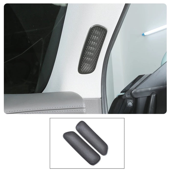 Stainless Steel- Black / Pillar A-2pcs