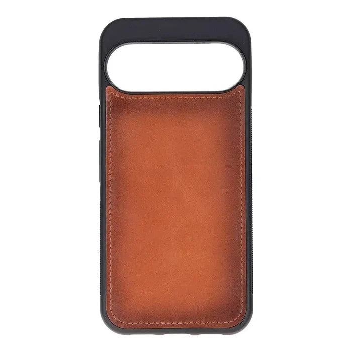 Carter Leather Pixel 10 Pro XL Detachable Wallet Case, Rustic Tan - BlackBrook Case