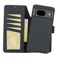 Carter Leather Pixel 8 Detachable Wallet Case, Pebble Black - BlackBrook Case