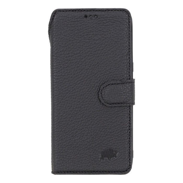 Carter Leather Pixel 8 Detachable Wallet Case, Pebble Black - BlackBrook Case