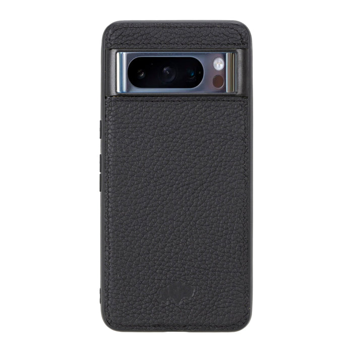 Carter Leather Pixel 8 Pro Detachable Wallet Case, Pebble Black - BlackBrook Case
