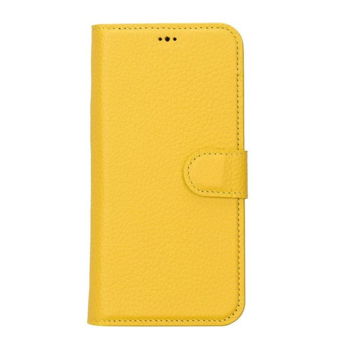 Carter Detachable Leather iPhone 14 Plus Wallet Case, Floater Yellow - BlackBrook Case
