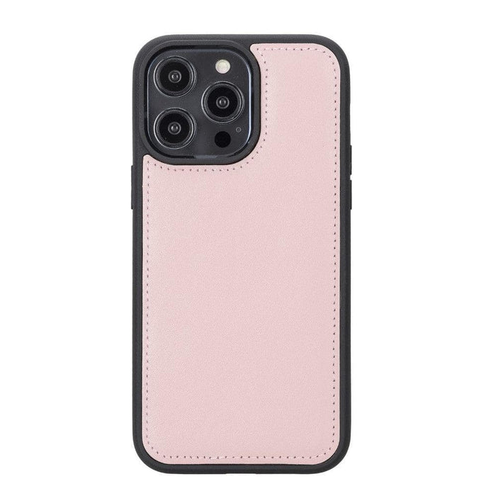 Carter Detachable Leather iPhone 14 Plus Wallet Case, Nude Pink - BlackBrook Case