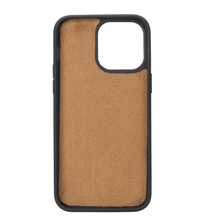 Carter Detachable Leather iPhone 14 Plus Wallet Case, Rustic Tan - BlackBrook Case