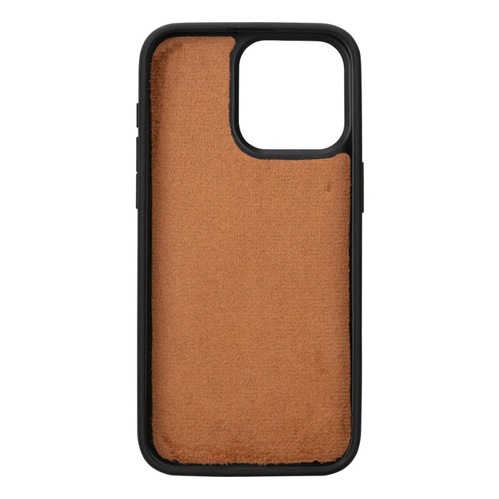 Carter Detachable Leather iPhone 15 Plus Wallet Case, Moccasin - BlackBrook Case