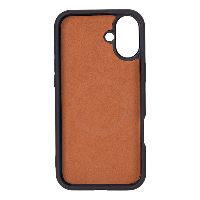 Carter Detachable Leather iPhone 16 Plus Wallet Case, Pebble Black - BlackBrook Case