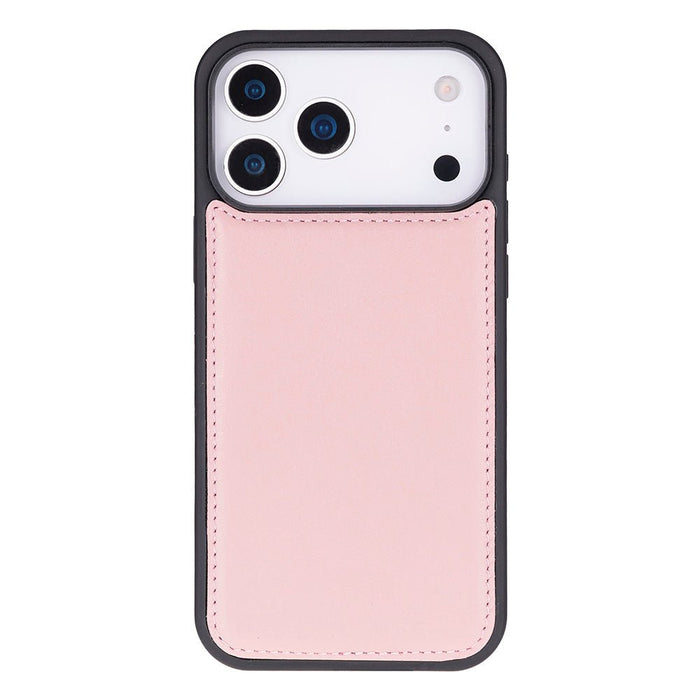 Carter Detachable Leather iPhone 18 Pro Max Wallet Case, Pink - BlackBrook Case