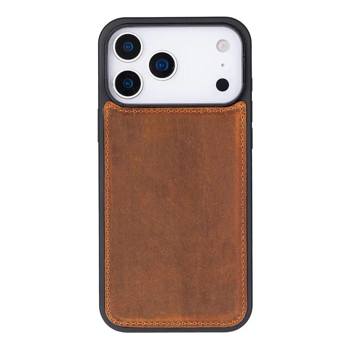 Carter Detachable Leather iPhone 18 Pro Max Wallet Case, Moccasin - BlackBrook Case