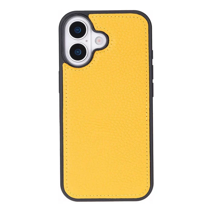 Carter Detachable Leather iPhone 17 Wallet Case, Yellow - BlackBrook Case