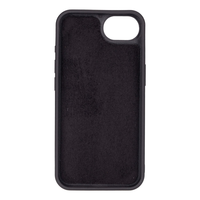 Carter Detachable Leather iPhone 17e Wallet Case, Pebble Black - BlackBrook Case