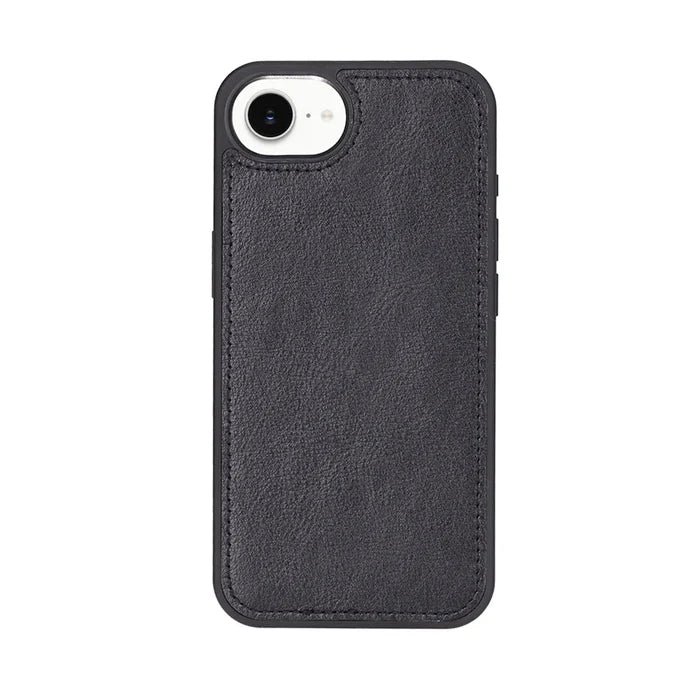 Carter Detachable Leather iPhone 17e Wallet Case, Dark Brown - BlackBrook Case