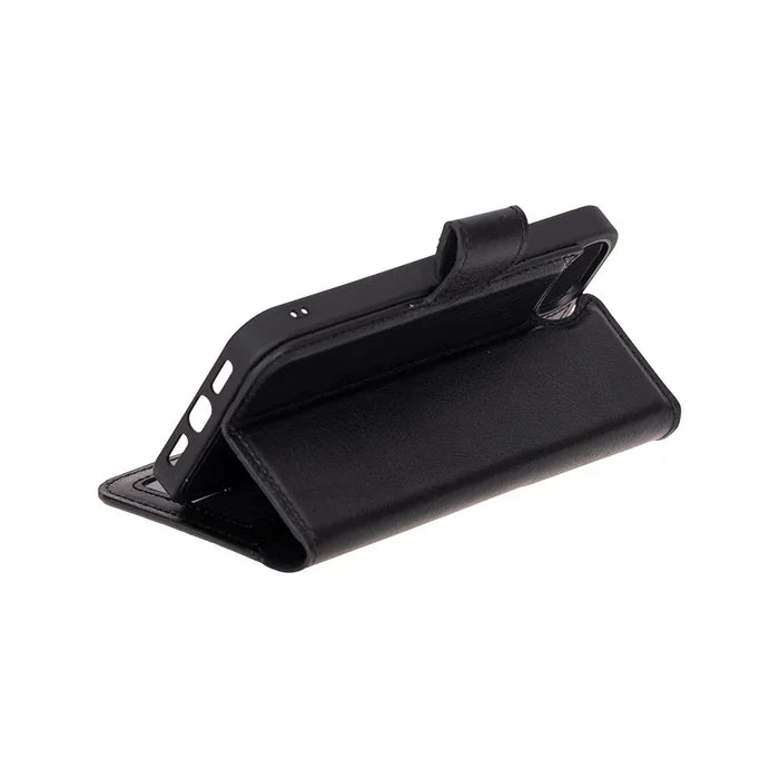 Carter Detachable Leather iPhone 17e Wallet Case, Dark Brown - BlackBrook Case