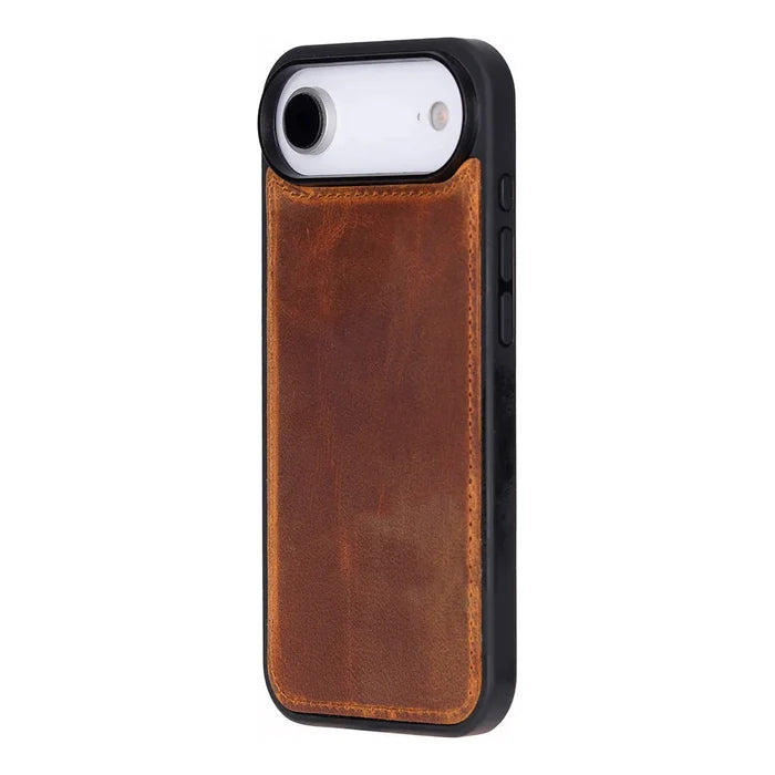 Carter Detachable Leather iPhone Air Wallet Case, Moccasin - BlackBrook Case