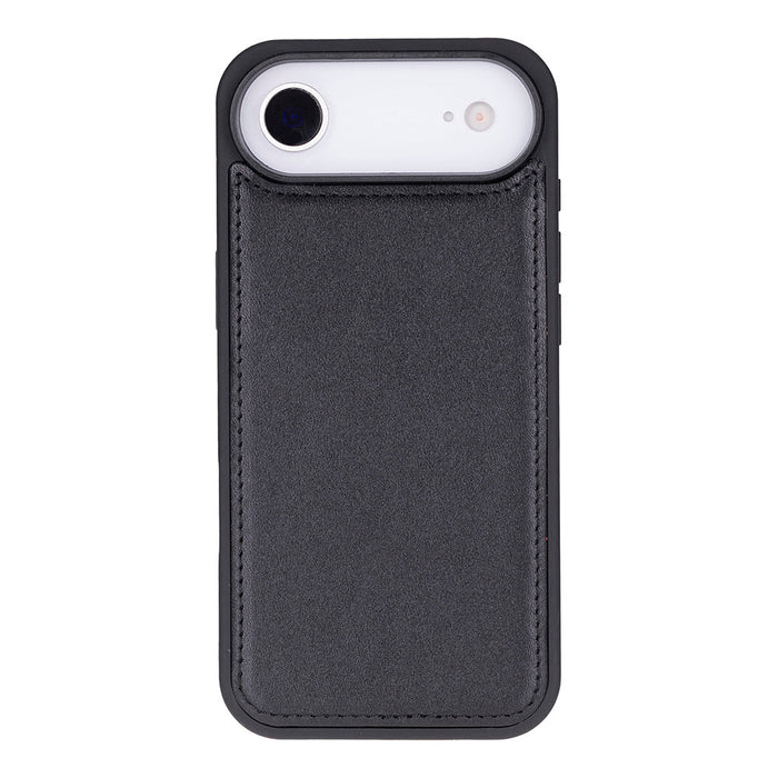 Carter Detachable Leather iPhone Air Wallet Case, Rustic Black - BlackBrook Case