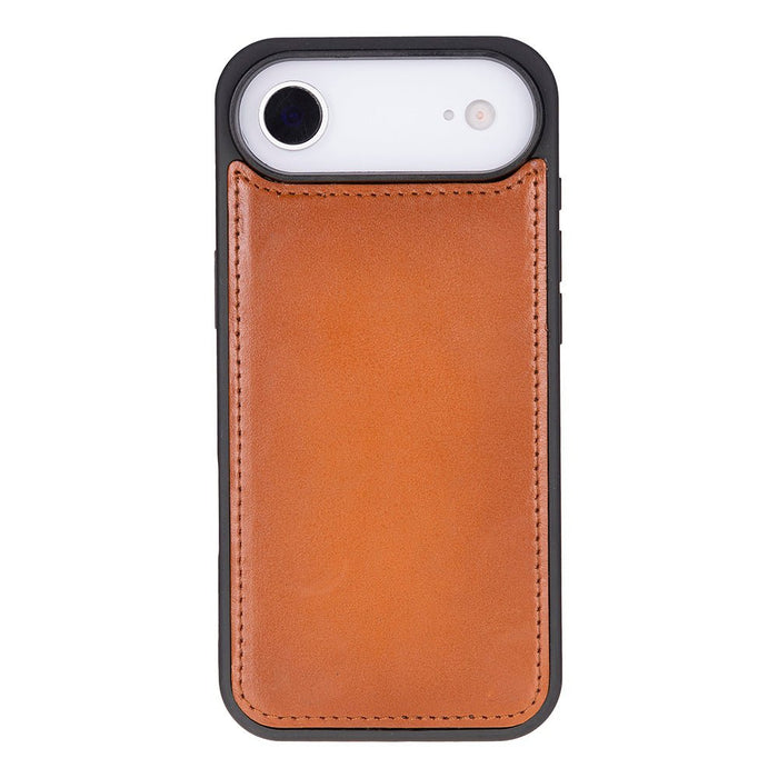 Carter Detachable Leather iPhone Air Wallet Case, Rustic Tan - BlackBrook Case
