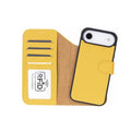 Carter Detachable Leather iPhone Air Wallet Case, Yellow - BlackBrook Case
