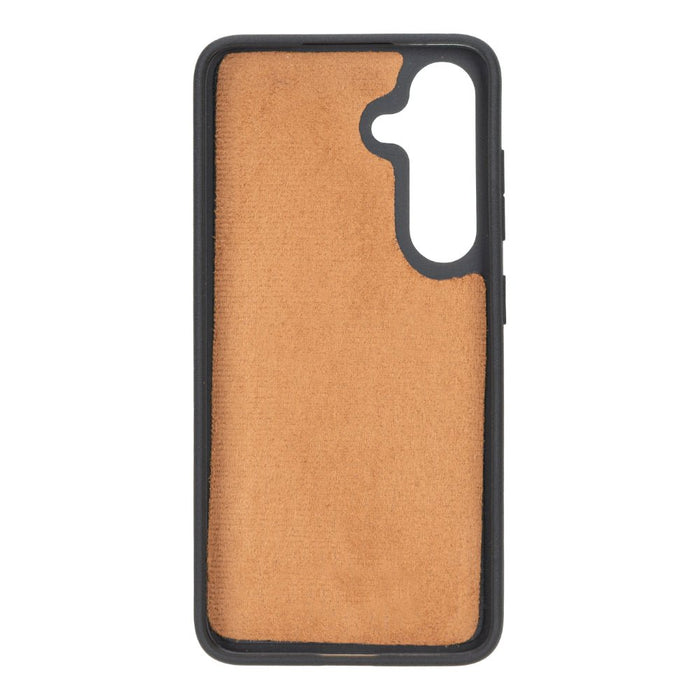 Carter Leather Samsung S25 Detachable Wallet Case, Saddle Brown - BlackBrook Case