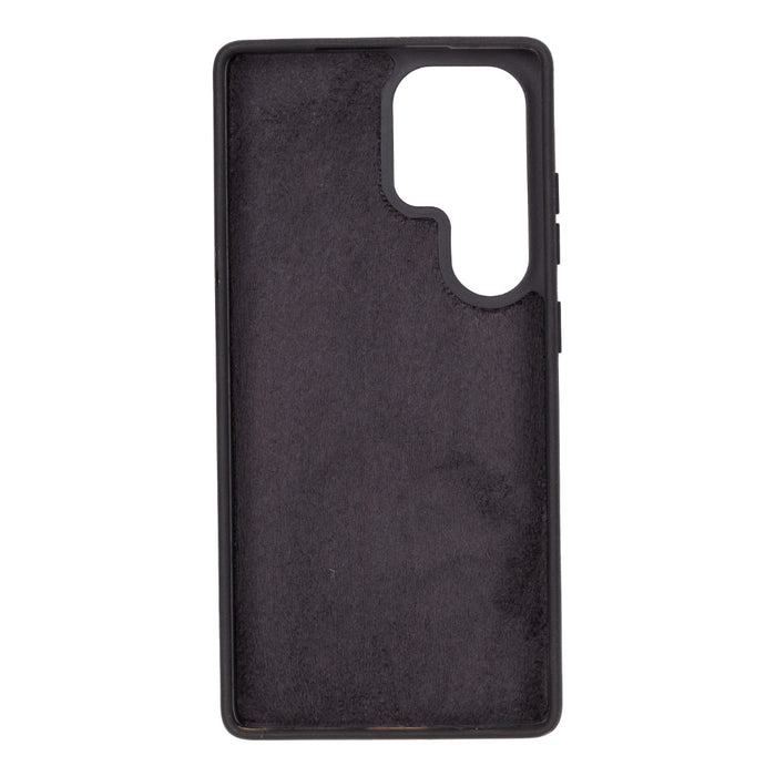 Carter Leather Samsung S25 Ultra Detachable Wallet Case, Rustic Black - BlackBrook Case