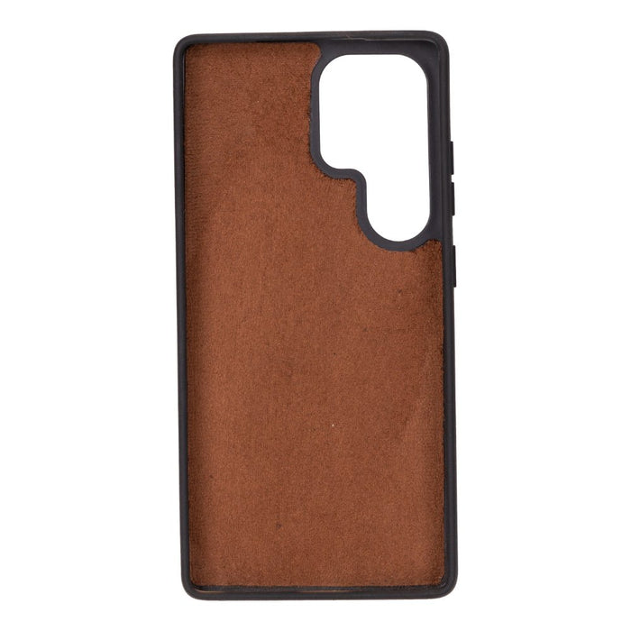 Carter Leather Samsung S25 Ultra Detachable Wallet Case, Saddle Brown - BlackBrook Case