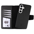 Carter Leather Samsung S26 Plus Detachable Wallet Case, Pebble Black - BlackBrook Case