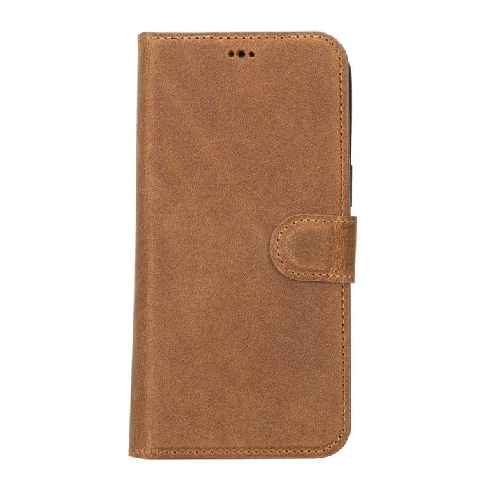 Carter Detachable Leather Wallet Case ‚Äì iPhone 14, Moccasin - BlackBrook Case