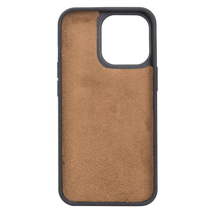 Carter Detachable Leather Wallet Case – iPhone 13 Pro, Saddle Brown - BlackBrook Case