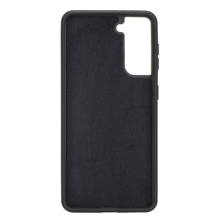 Carter Leather Samsung S21 Plus Detachable Wallet Case, Rustic Black - BlackBrook Case