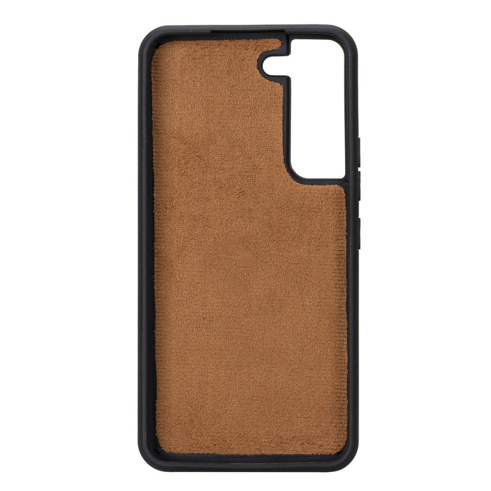 Carter Leather Samsung S23 Detachable Wallet Case, Rustic Tan - BlackBrook Case
