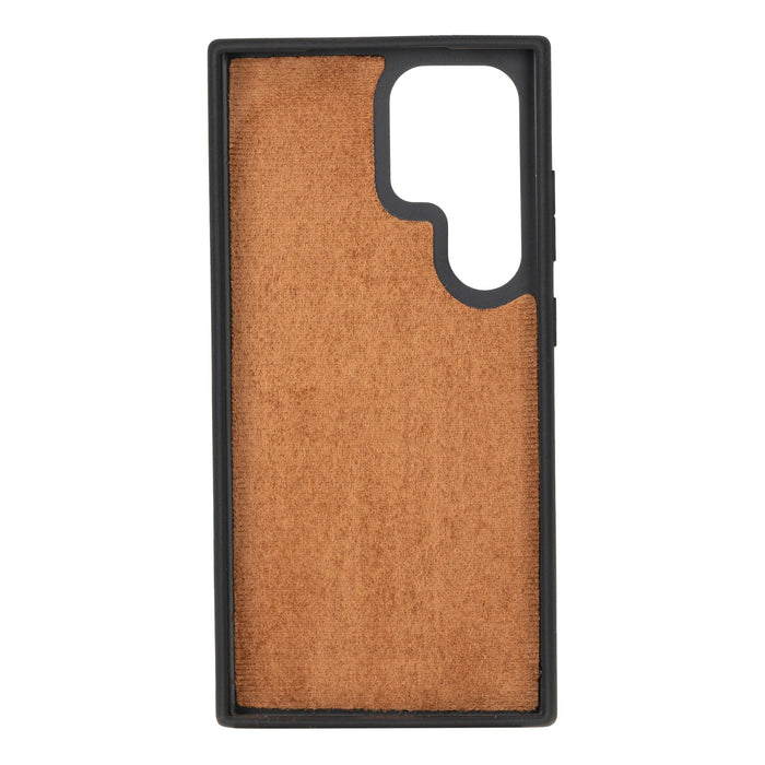 Carter Leather Samsung S24 Ultra Detachable Wallet Case, Rustic Tan - BlackBrook Case