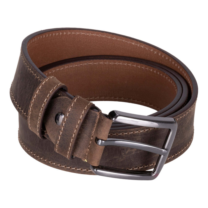 Classic Leather Belt, Coffee - BlackBrook Case