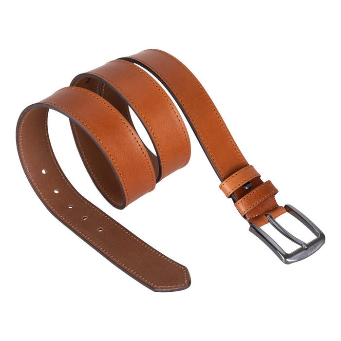 Classic Leather Belt, Tan - BlackBrook Case