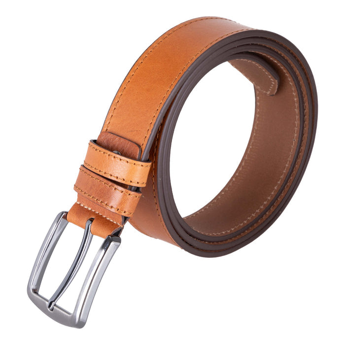 Classic Leather Belt, Tan - BlackBrook Case
