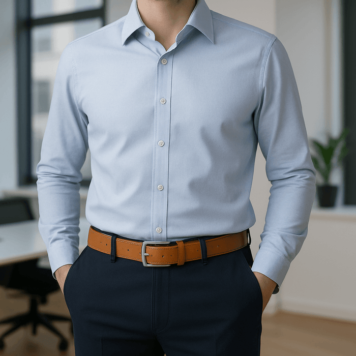 Classic Leather Belt, Tan - BlackBrook Case