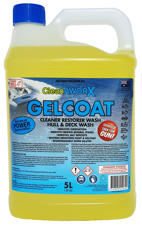 CLEANAWORX - Gelcoat  Restorer Wash 5L
