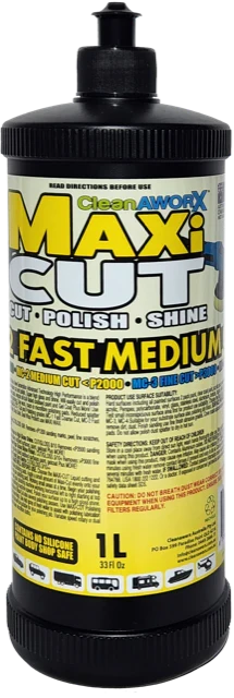CLEANAWORX - MAXI CUT 2 Medium Cust and Polish Zero Swirls High Gloss Shine 1L - Bosuns Boat