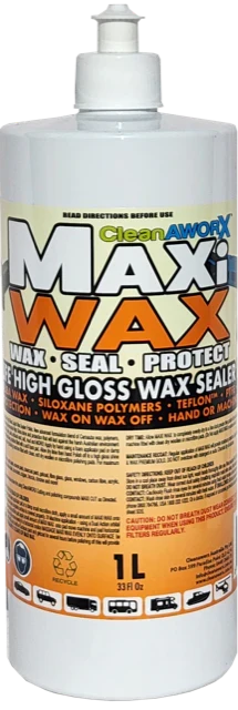 CLEANAWORX - MAXI WAX Polish Protect High Gloss Long Life Wax Polish Protection 1L - Bosuns Boat