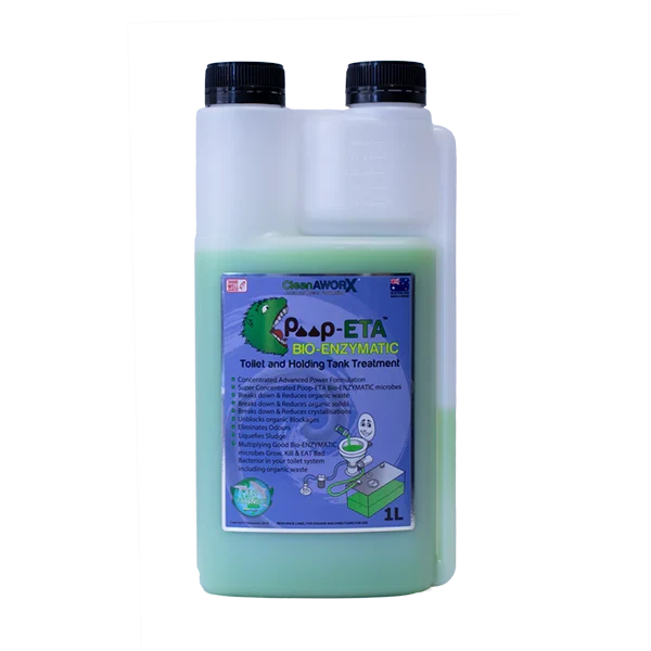 CLEANAWORX - Poop - ETA ENZYME Toilet Holding Tank Treatment 1L - Bosuns Boat
