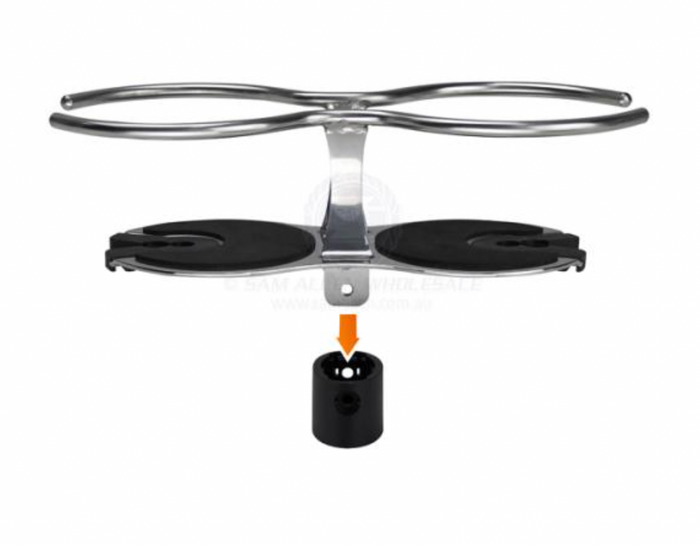 Cup / Wine Glass Holder S/S Surface Mount
